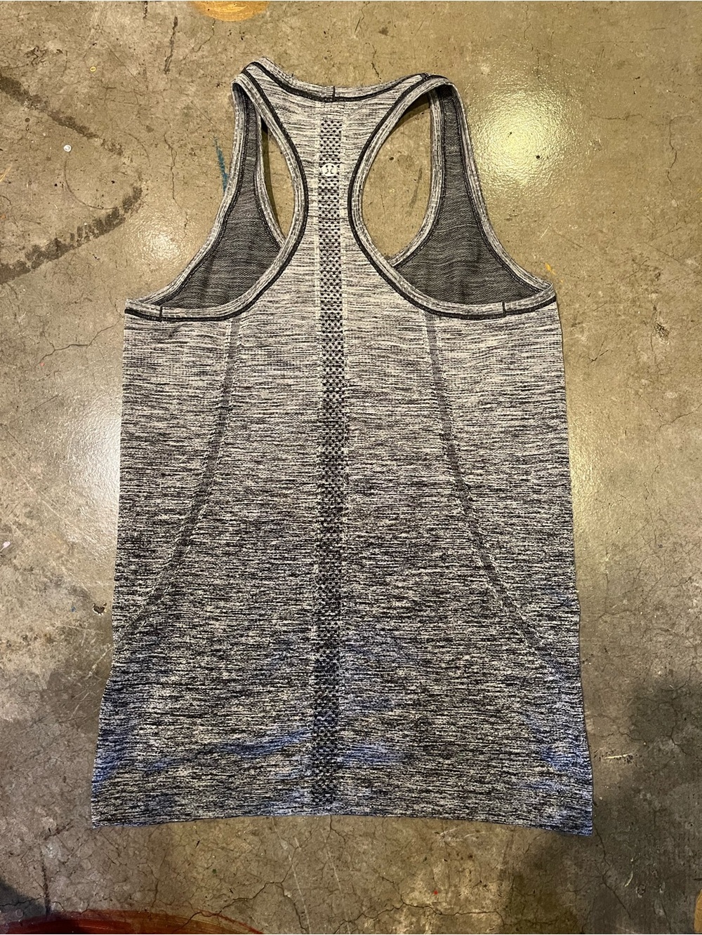 lululemon athletica Gray Heather Seamless Racerback Tank